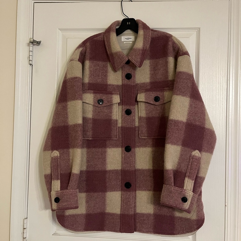 ISABEL MARANT ETOILE Harveli Jacket Rosewood FR38(US6)